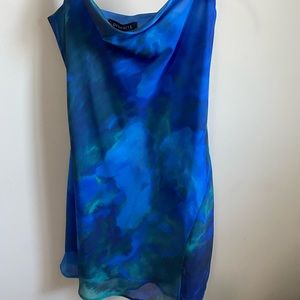 Dynamite cowl neck slip dress